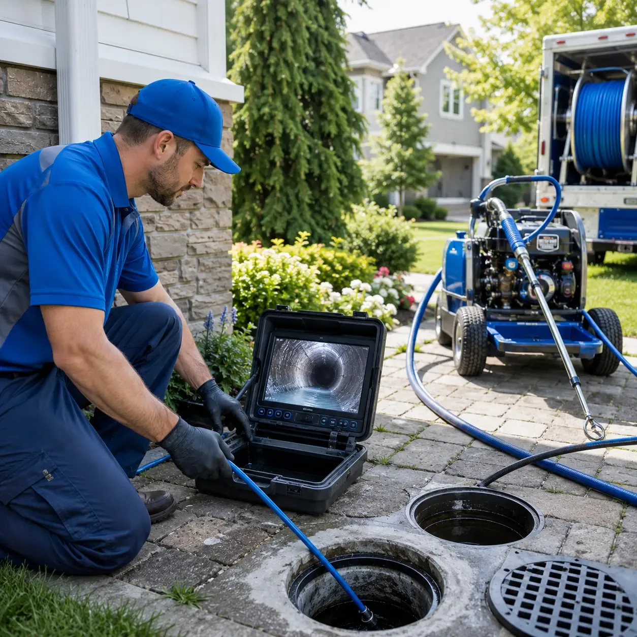 Outdoor drain cleaning professionals serving Saint Clair, MN