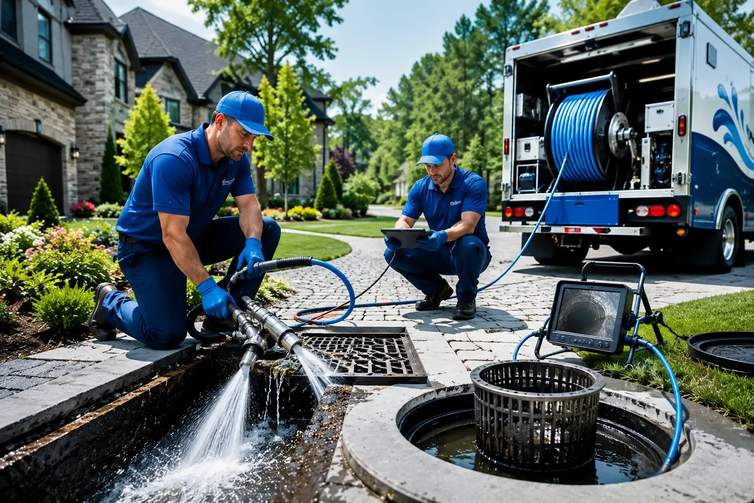 Local outdoor drain cleaning professionals in Saint Clair, MN